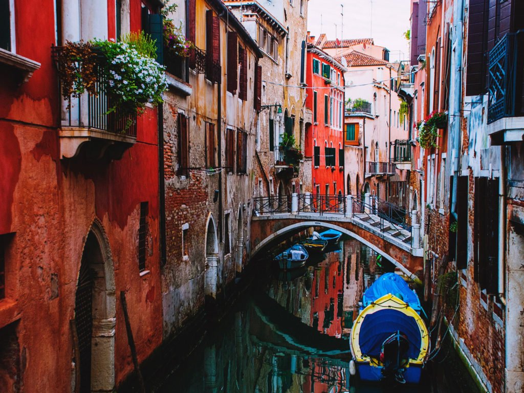 Red Venice Canal